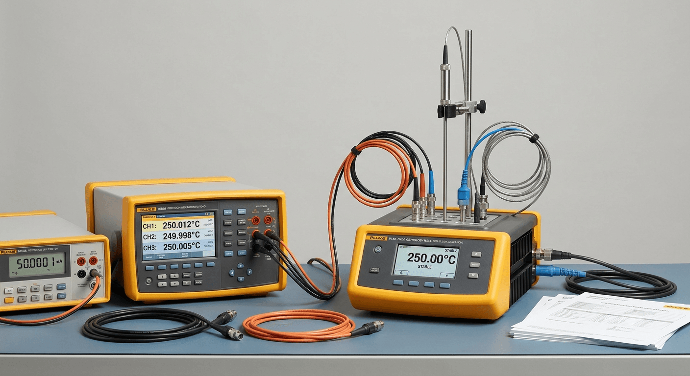 Strumentazione di calibrazione in laboratorio